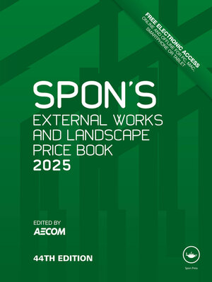 cover image of Spon's External Works and Landscape Price Book 2025